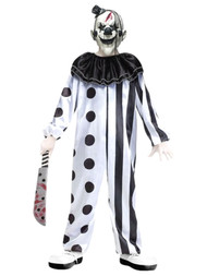 Fun World Boys Killer Clown Jumpsuit Costume & Mask Medium (8)