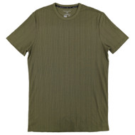 Shaquille O'Neal XLG Mens Big & Tall Green Ribbed Short Sleeve T-Shirt