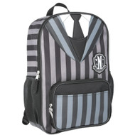 Wednesday Girls 17" Nevermore Uniform Graphic Backpack with Tech Sleeve, Black