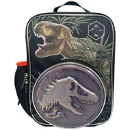 Jurassic Park Dinosaur Kids Insulated Lunch Bag with Hydration Pocket, Lunchbox