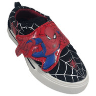 Toddler Boys Black Spider-Man Tennis Shoes Athletic Sneakers