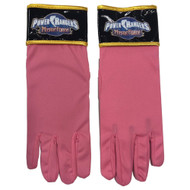 Girls Pink Power Ranger Costume Gloves