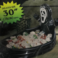 Inflatable 30 inch Halloween Cooler Skeleton Ice Chest