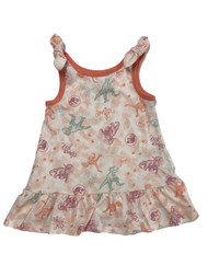 Jurassic World Dominion Toddler Girls Pink T-Rex Tank Top Dress
