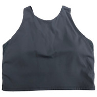 Avia Womens Gray Sports Bra Crop Style Low Support