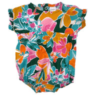 Carters Infant Girls Tropical Print Romper Snap-Bottom Bodysuit