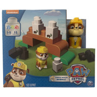 Paw Patrol Turtle Rescue Rubble Preschool Construction Set,  15 pc Building Set