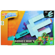 Nerf Super Soaker Minecraft Trident Water Blaster Squirt Gun Outdoor Water Toy