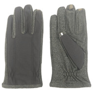 Isotoner Smartouch Mens Charcoal Gray Gloves Touchscreen Tech & Text Large