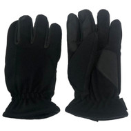 Isotoner Ultra Dry Mens Black Plush Lined Gloves Waterproof Windproof M-L
