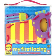 My First Lacing Cards Construction Tools Preschool Activity Set, Saw Hammer