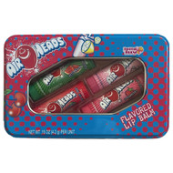 Air Heads 4 Piece Lip Balm Set for Kids, Fun Flavors in Metal Tin