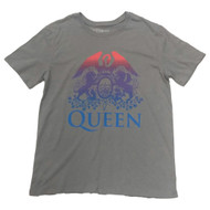 Womens Gray Queen Tee Shirt Rocker Band T-Shirt
