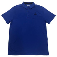 Reebok Mens Dazzling Blue Performance Polo Shirt Moisture Management