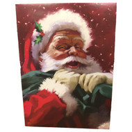 Dayspring 16 Red Santa Claus with Gift Christmas Cards