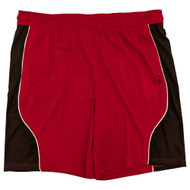 AND1 Mens Riot Red 10" Inseam Athletic Basketball Shorts