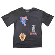 Boys Gray Amazing Spider-Man Short Sleeve T-Shirt Tee Shirt