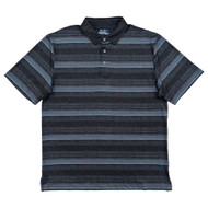 Ben Hogan Mens Caviar Grisaille Short Sleeve Performance Golf Polo Shirt