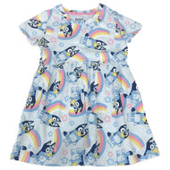 Infant & Toddler Girls Blue Bluey Dress