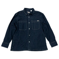 Levis Strauss Signature Mens Blue Denim Utility Shirt Jacket