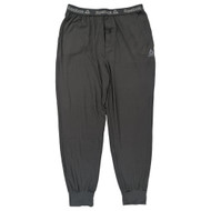 Reebok Mens Blackened Pearl Tech Comfort Tapered Jogger Pajama Lounge Pant
