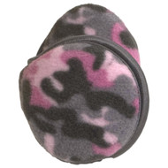 Degrees Girls Pink Camo Fleece Ear Muffs Warmers