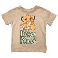 Infant & Toddler Boys Beige Short Sleeve Simba Lion King Tee Shirt T-Shirt