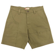 Wrangler Mens Rugged Khaki Brown Relaxed Fit Shorts 8" Inseam