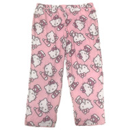 Womens Pink Hello Kitty Sleep Pants Pajama Bottoms with Pockets