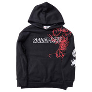 Boys Black Pullover Spider-Man Spiderman Hoodie Hooded Sweatshirt