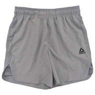 Reebok Mens Sleet Gray Pace Breaker Woven Short 7" Inseam