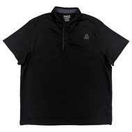 Reebok Mens Black Short Sleeve Performance Polo Shirt 2XL
