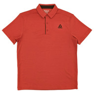 Reebok Mens Baked Apple Short Sleeve Performance Polo Shirt
