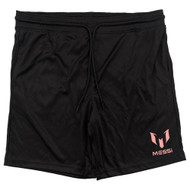 Messi Mens Black Lionel Messi Athletic Jersey Shorts 7.5" Inseam
