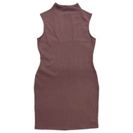 Madden NYC Womens Mauve Pink Jersey Knit Mini Tank Dress