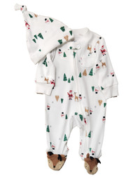 Carters Infant Boys & Girls Santa Claus With Hat Christmas Sleeper