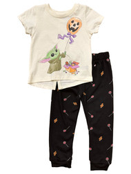 Star Wars Mandalorian Infant & Toddler Girls Halloween Baby Yoda Outfit Set