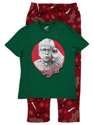 Briefly Stated Mens 2-Piece A Christmas Story Sleepwear Pajama Set