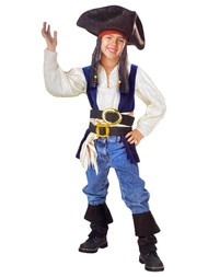Disguise Boys Pirates Of The Carribean Captain Jack Sparrow Halloween Costume