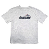Boys Gray Spider-Man Image Front & Back Short Sleeve T-Shirt Tee Shirt