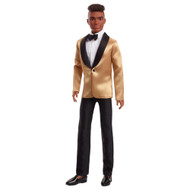 Barbie Signature 2025 Holiday Ken Fashion Doll with Dark Skin Brown Hair