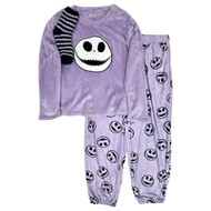 Nightmare Before Christmas Womens Purple Jack Skellington Pajamas Sleep set