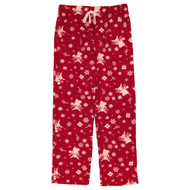 Pokemon Mens Red Christmas Pikachu Sleep & Lounge Pants Pajama Bottoms