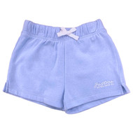 Justice Girls Cozy Blue SweatShort Shorts Drawstring Elastic Waist