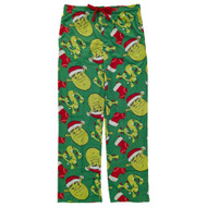 Shrek Mens Green Christmas Sleep & Lounge Pants Pajama Bottoms
