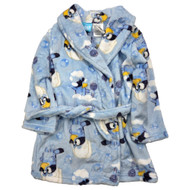 Bluey Toddler Boys Plush Blue Fleece Bluey Bathrobe Bath Robe