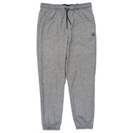 AND1 Mens Sleet Gray Power Forward Slim Fit Fleece Jogger Sweatpants