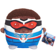Cuutopia Captain America Brave World Plush Super Hero 7" Soft Round Pillow Doll