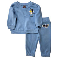 Infant & Toddler Boys Blue Bluey Sweat Suit Outfit Pants & Sweatshirt Set