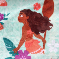 Big One Oversized Disney Princess Moana Microplush Throw Blanket 5' x 6'